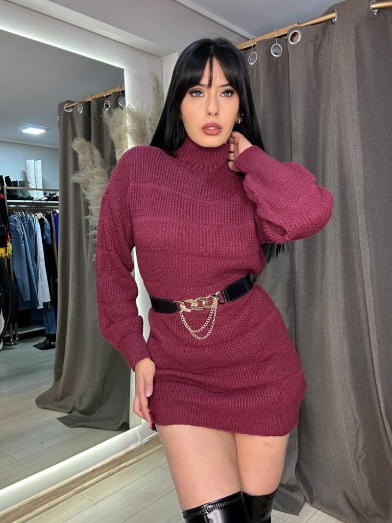 VESTIDO VINO